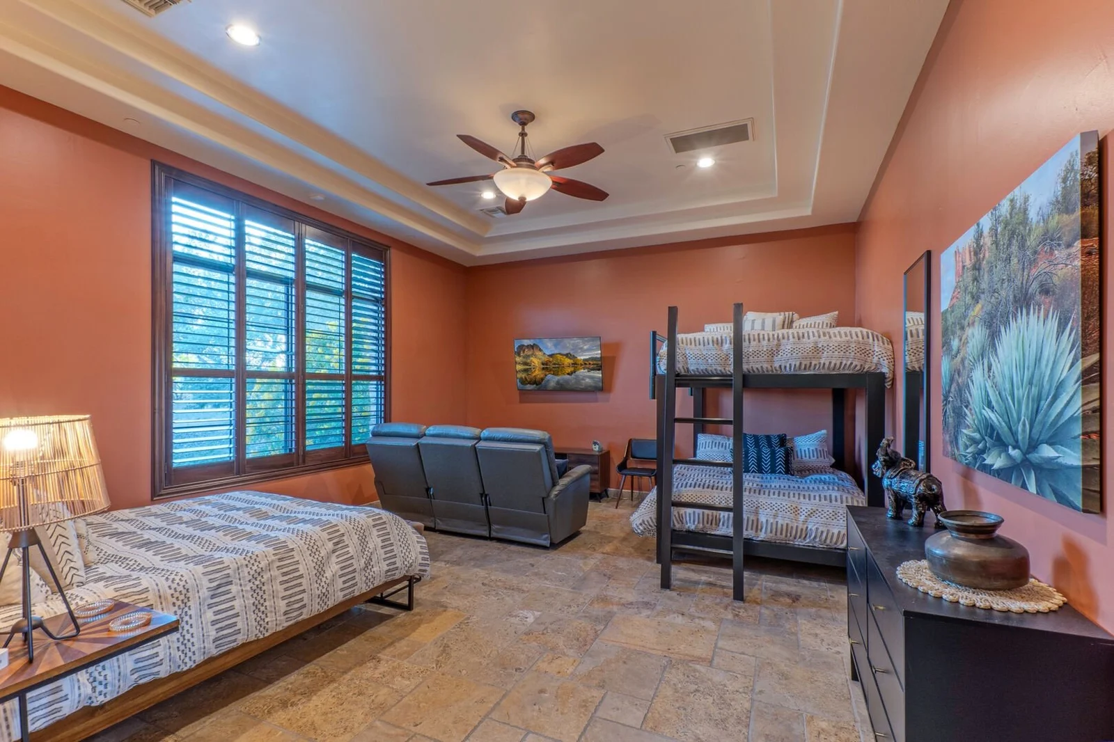 Bunk bedroom at Arizona vacation rental